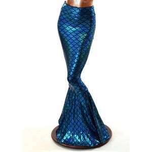 Blue Mermaid or Dragon Scales Skirt